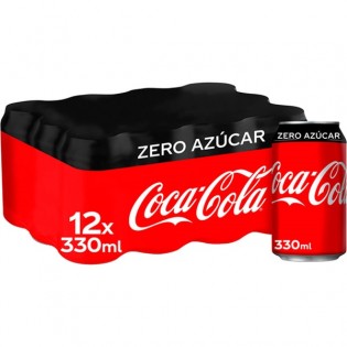Coca Cola Zero Lata 33 Cl. Pack.12